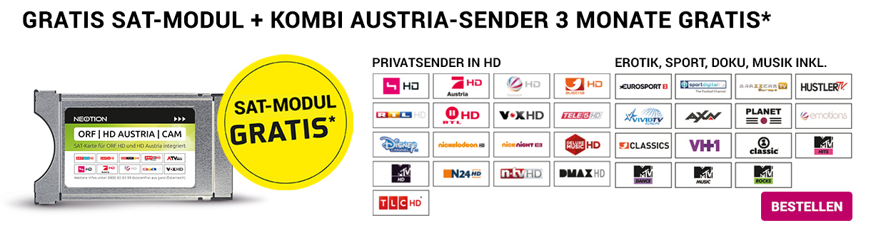 Kombi Austria 3 Monate Gratis